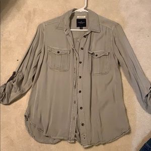 Relaxed fit Button down